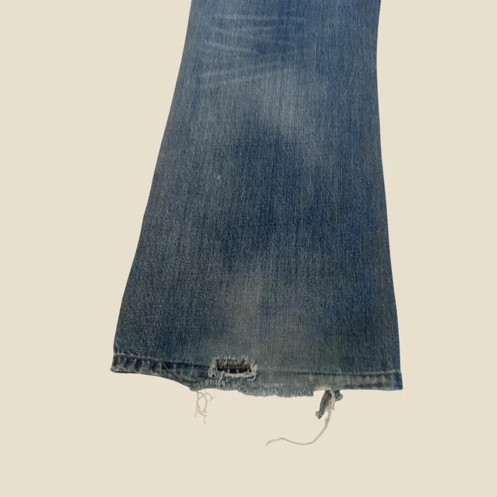 Buffalo Jeans Denim‎ Men Blue Embroidered Back Pocket Straight Leg